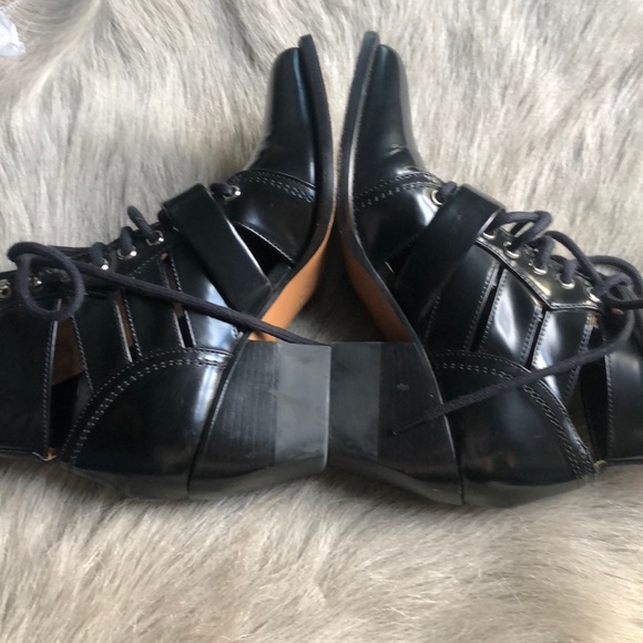 Chloe Rylee lace up Black Boots 36 - Picture 4 of 8